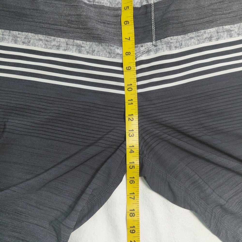 Hurley Phantom Shorts Men 38 Gray Boardwalk Stretch Flat Hybrid Performance - Picture 9 of 13
